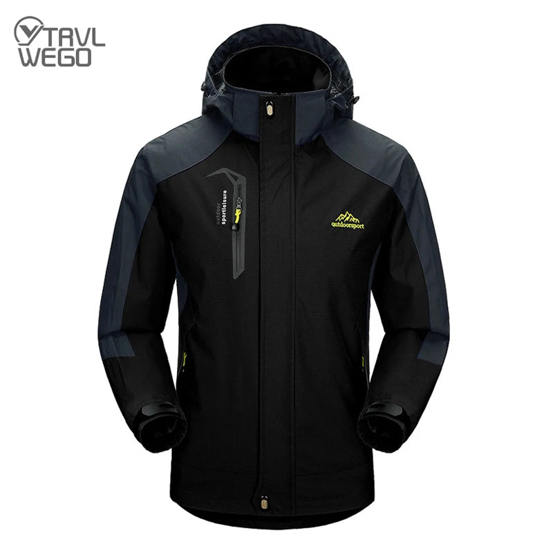 TRVLWEGO Camping Hiking Jacket for Men,