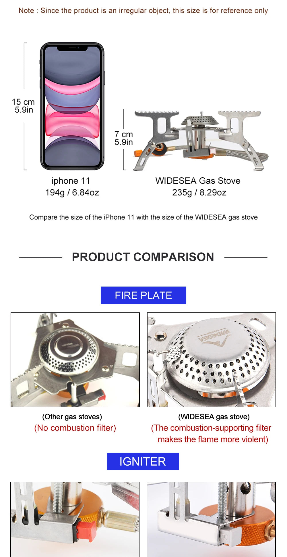 camping gas stove or burner.