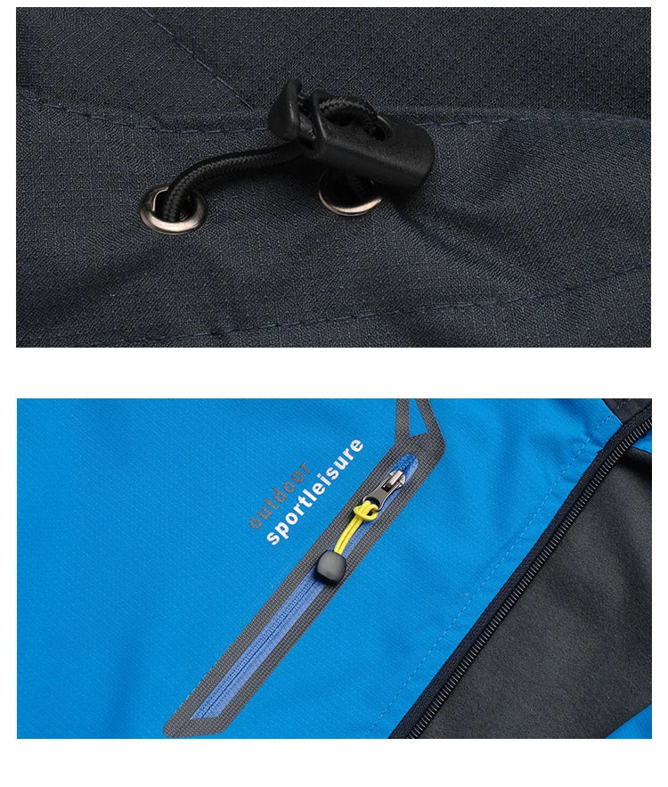 TRVLWEGO Camping Hiking Jacket for Men,