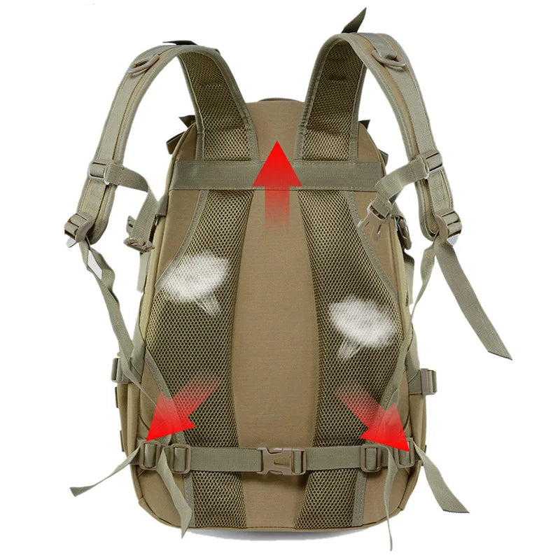 Camping Backpack Men's Bag Travel Bags Tactical Molle Climbing