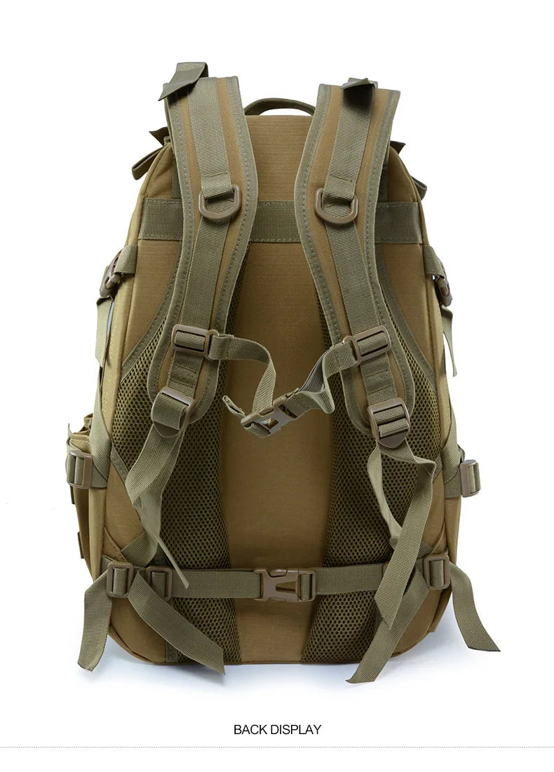Camping Backpack Men's Bag Travel Bags Tactical Molle Climbing