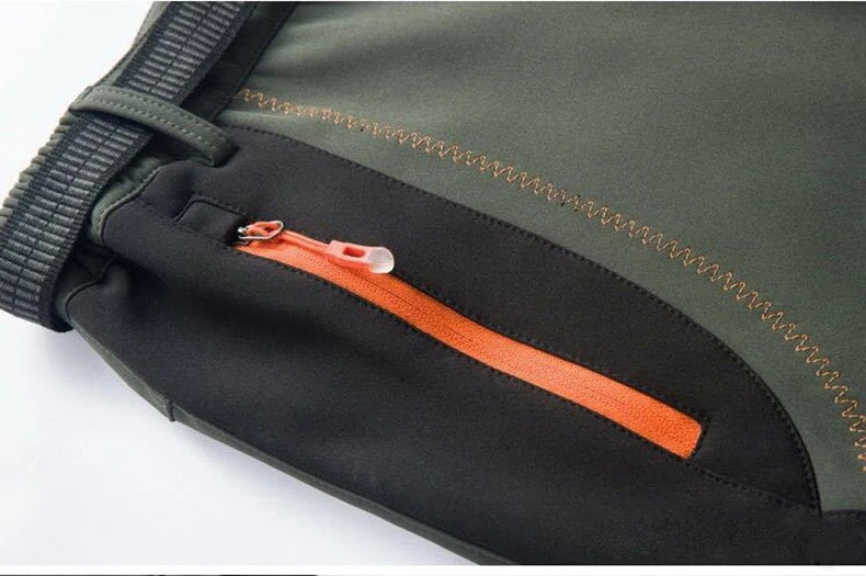 LNGXO Thick Warm Fleece Hiking Pants