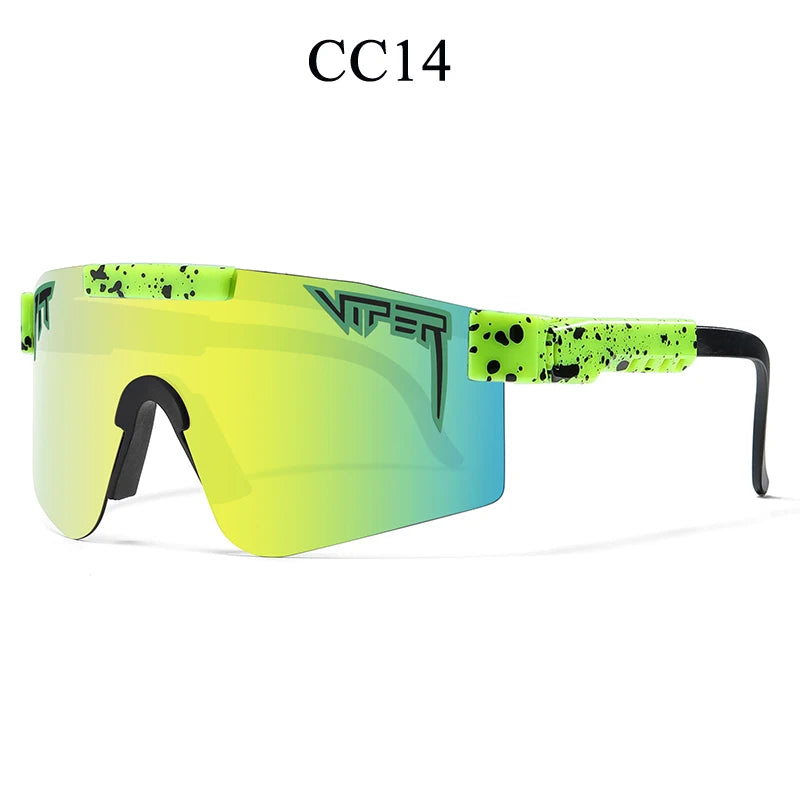 Adult UV400 Pit Viper Style Sport Sunglasses: