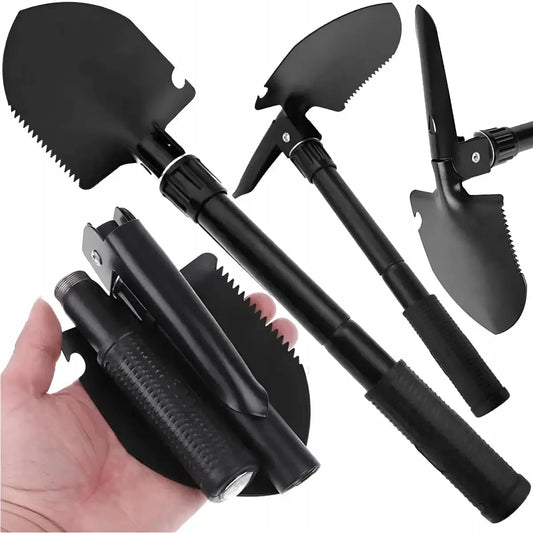 multifunctional military-style folding shovel
