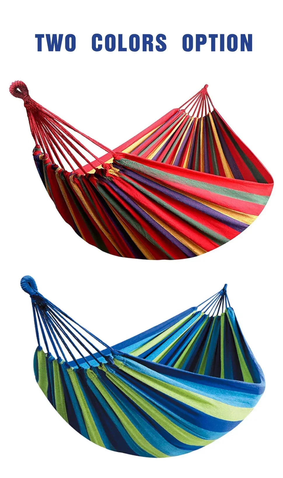WESTTUNE Outdoor Canvas Hammock