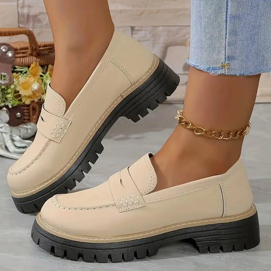 Women Walking Loafers Shoes New Spring Autumn Casual Female Flat Classic Lazy Shoes Comfortable Women Slip On Shoes