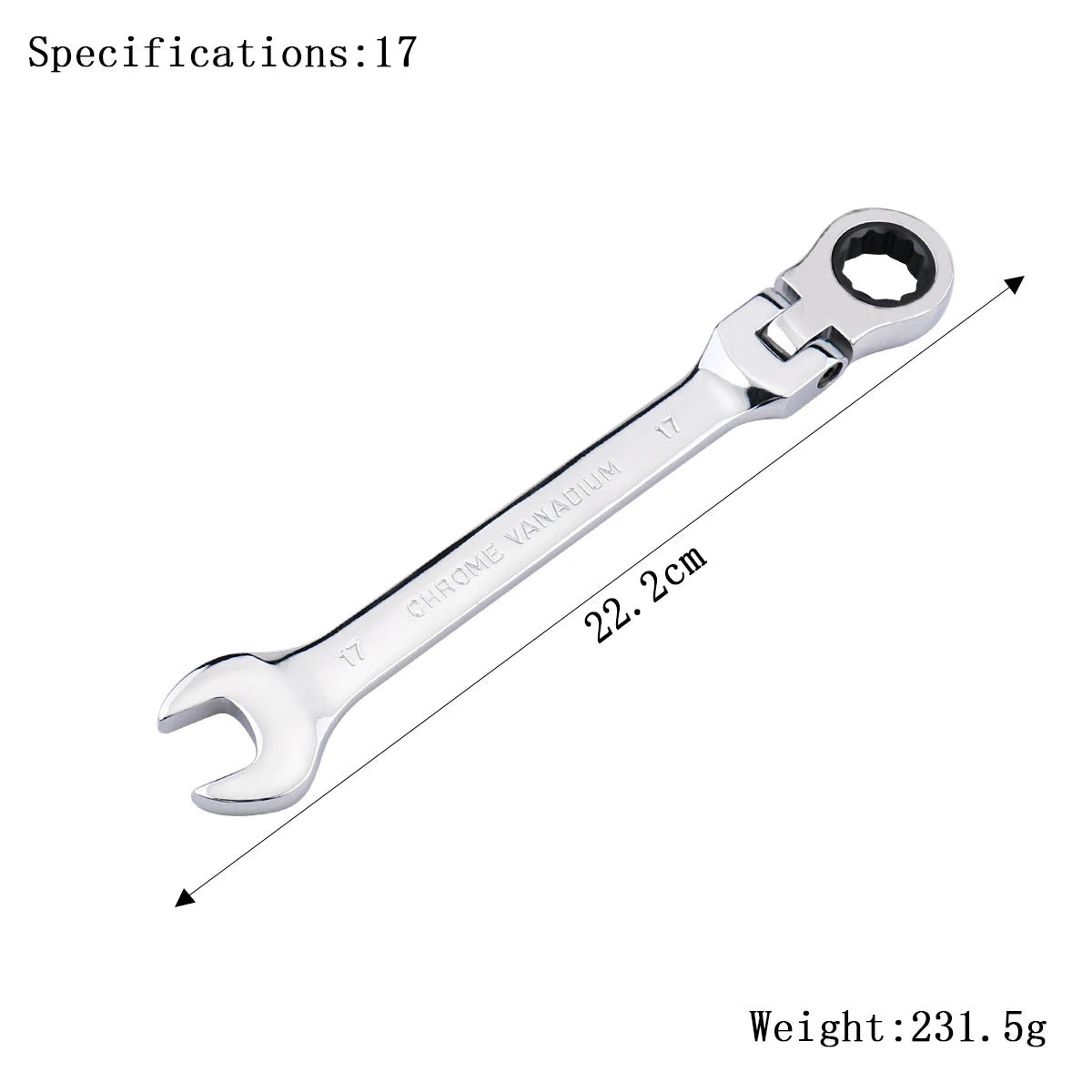 Ratchet Wrench of Keys Spanner Set: