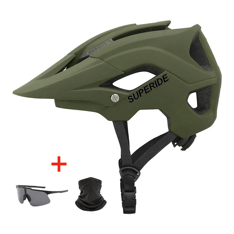 SUPERIDE In-mold DH MTB Bicycle Helmet