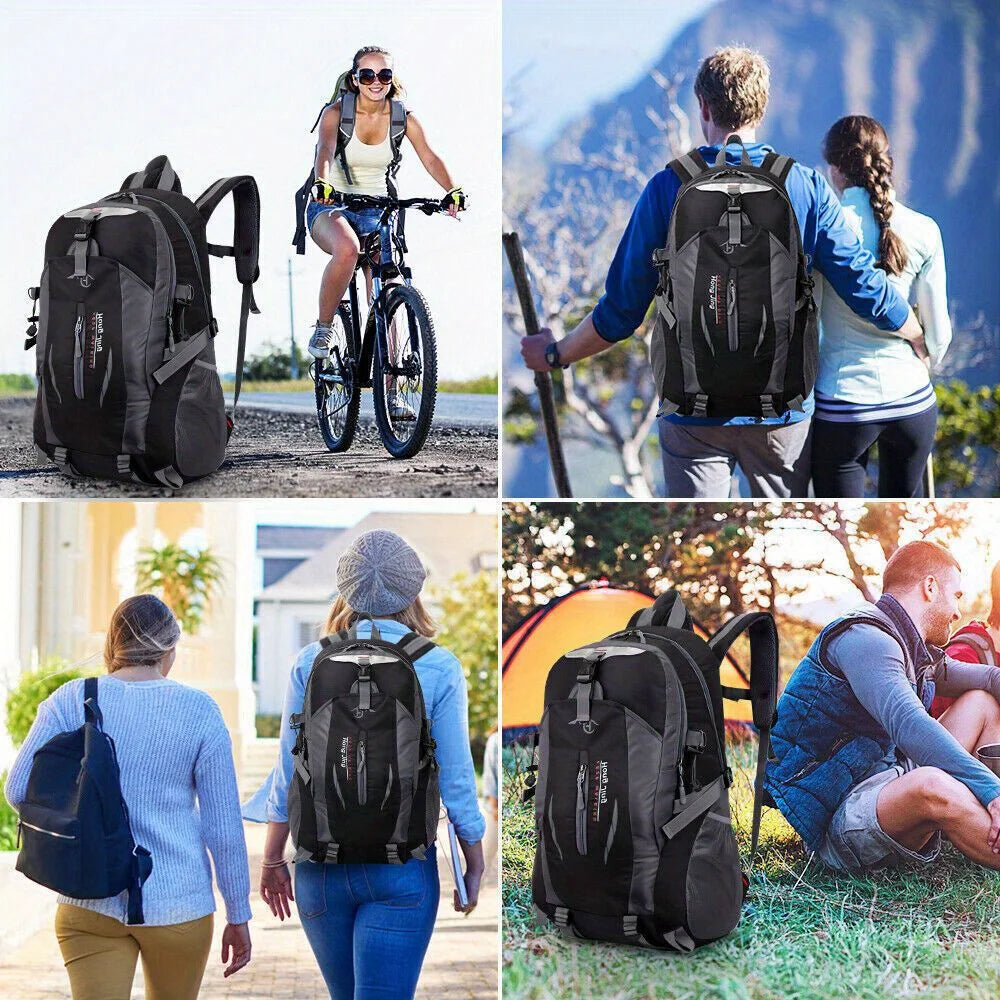 Men's Outdoor Hiking Backpack – Large Capacity, Lightweight, Waterproof