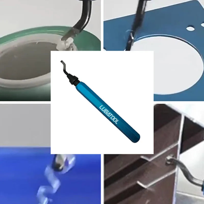 LUBATOOL Deburring Tool with 11 HSS Steel Blades:
