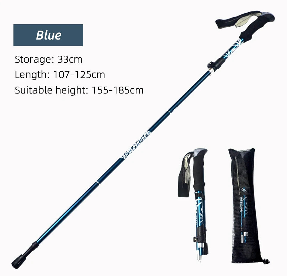 Lightweight, Foldable & Portable Walking Stick for CampingS