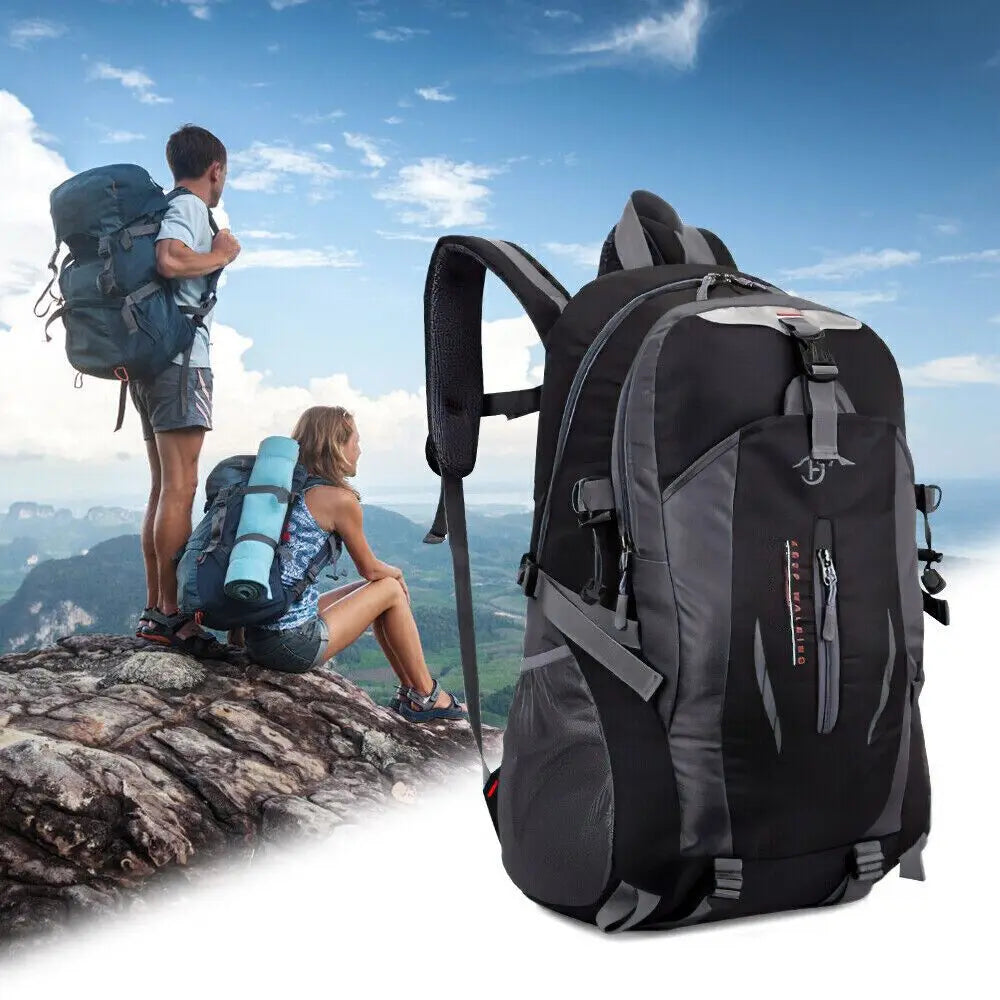 Men's Outdoor Hiking Backpack – Large Capacity, Lightweight, Waterproof