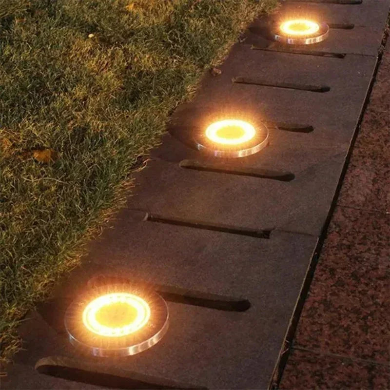 Solar Lights Outdoor 8/20LEDs Disk n