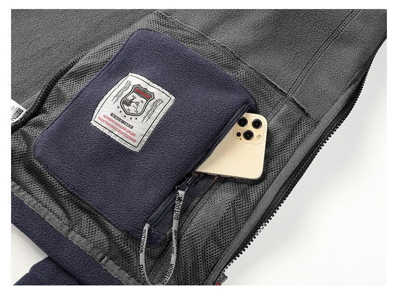 men's winter polar fleece jackets