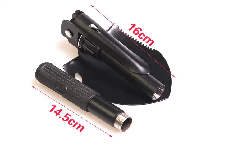 multifunctional military-style folding shovel