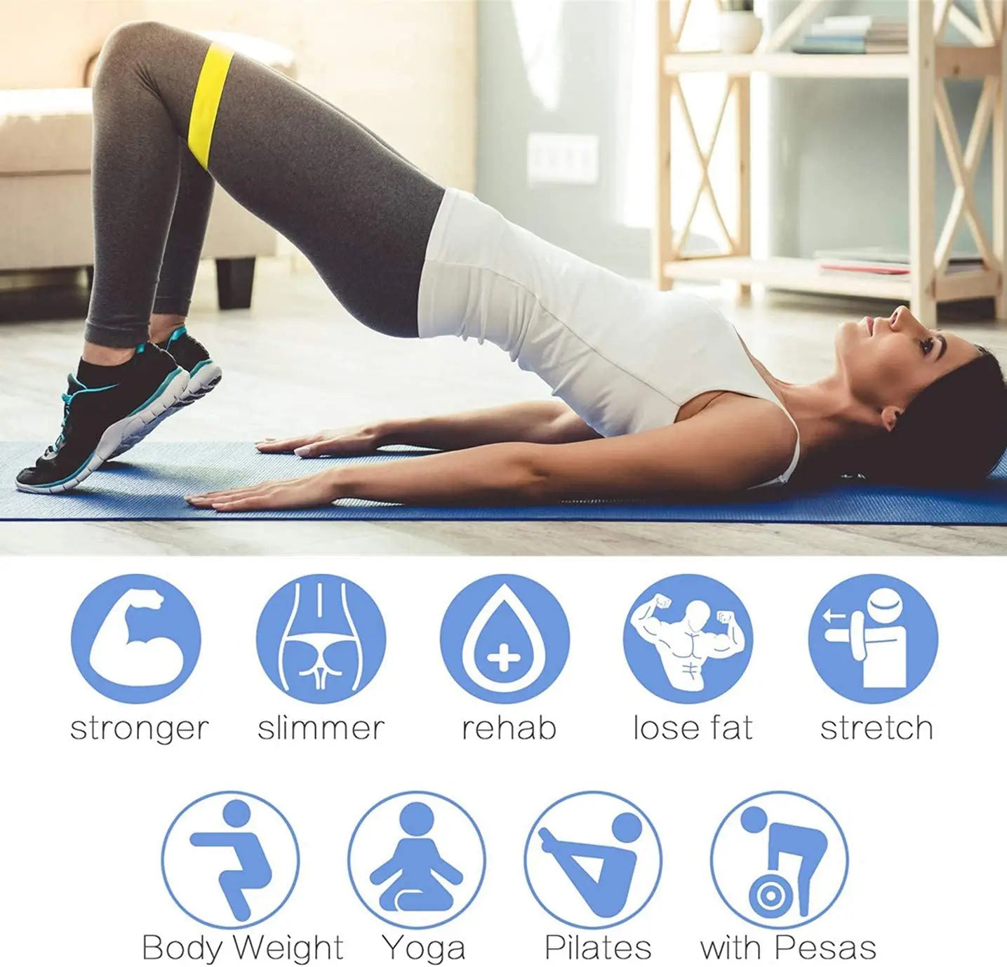 resistance bands used for fitness