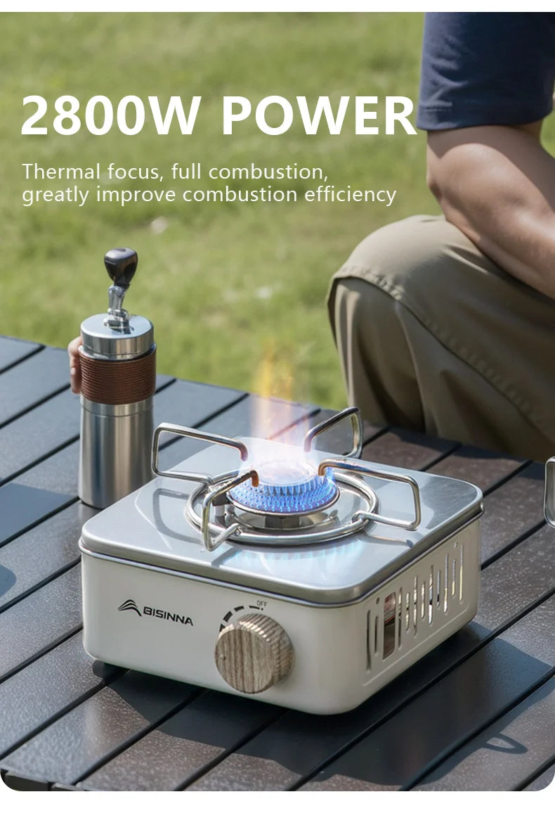 style gas burner designed for outdoor