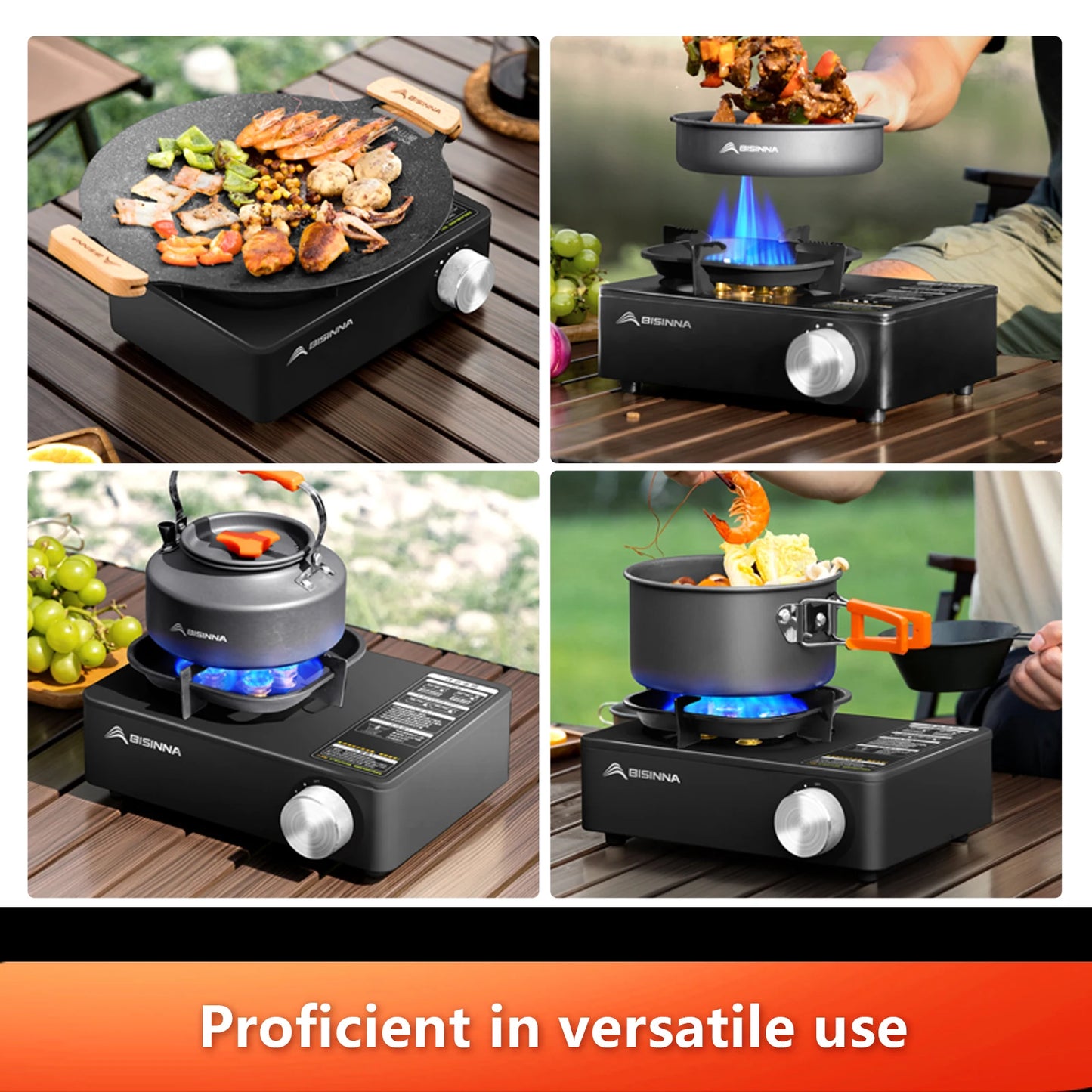 high-firepower cassette burner ideal for outdoor