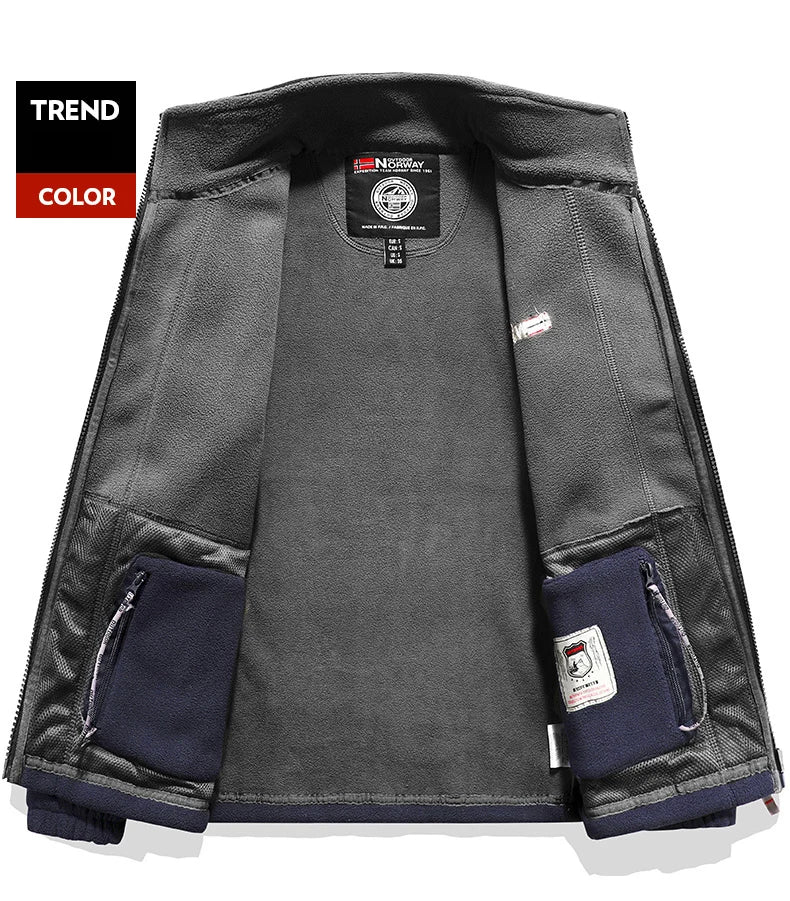 men's winter polar fleece jackets