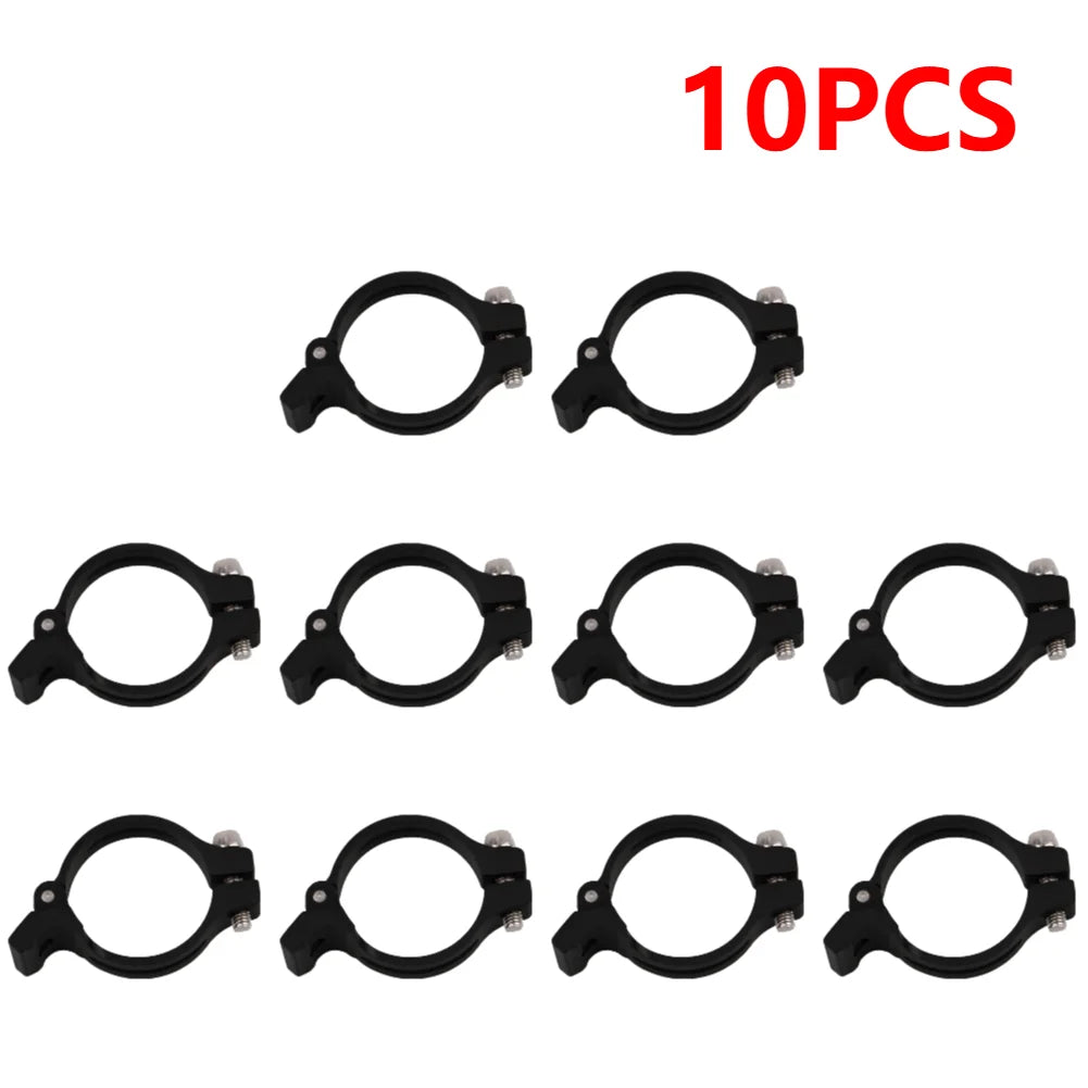 Bicycle Front Derailleur Snap Ring Gear Front Derailleur Clamp 34.9mm Adjustable Front Derailleur Adapter Clip Bike Accessories