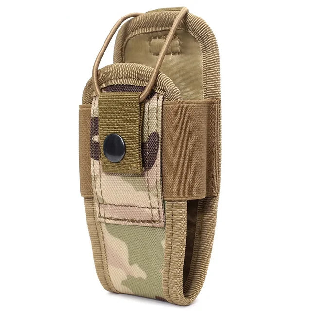 Camping MOLLE Radio Walkie Talkie Pouch – Tactical Waist Bag Holder