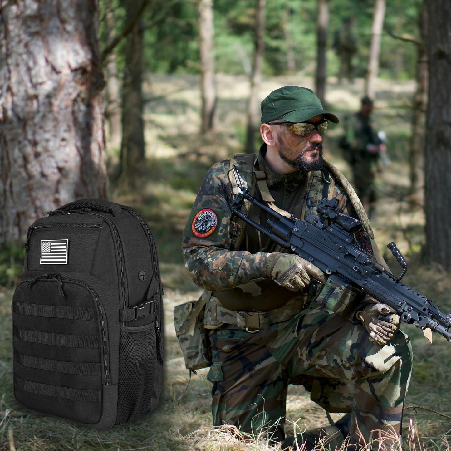 Multi-Functional Tactical Backpack – 50L / 35L / 25L | Waterproof & Large Capacity