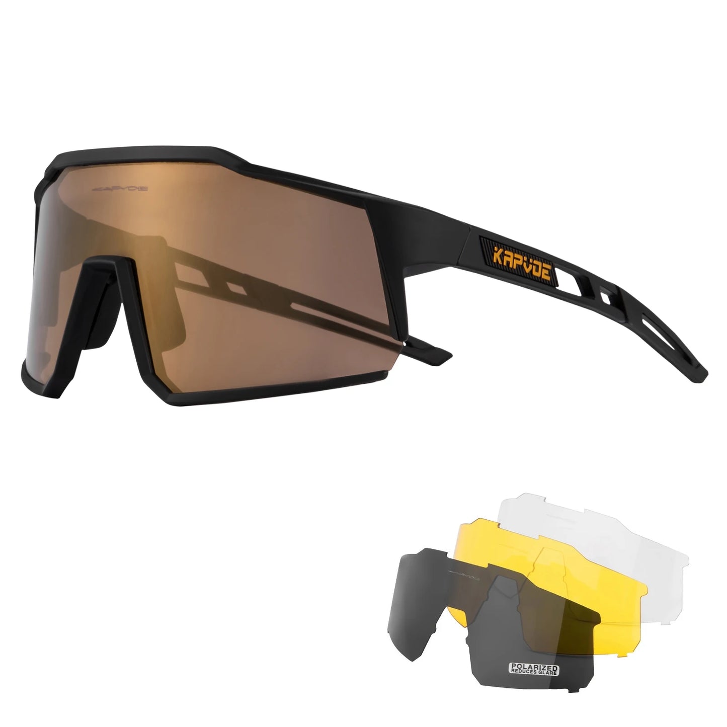 Kapvoe Photochromic Cycling Sunglasses for Men Cycl Glasses Mountain Bicycle Goggles Women Outdoor Sports Running UV400 Eyewear