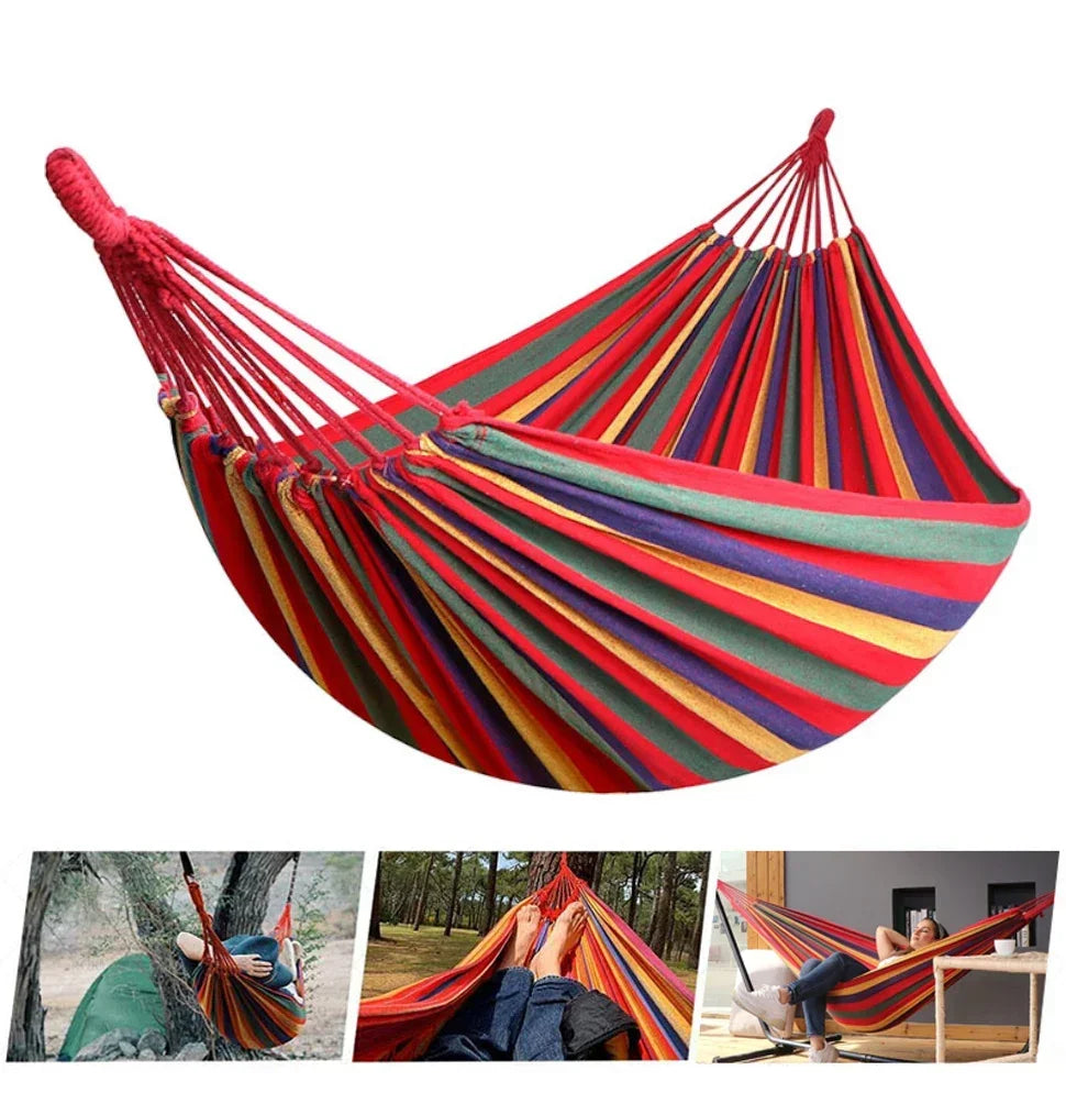 WESTTUNE Outdoor Canvas Hammock