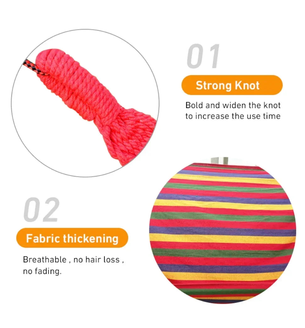 WESTTUNE Outdoor Canvas Hammock