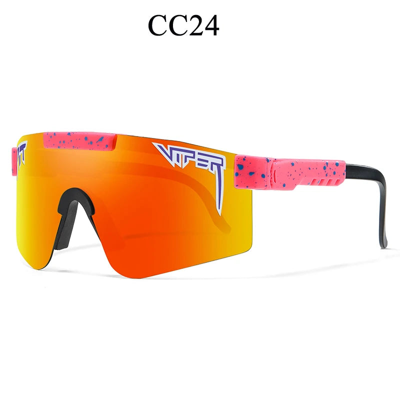 Adult UV400 Pit Viper Style Sport Sunglasses: