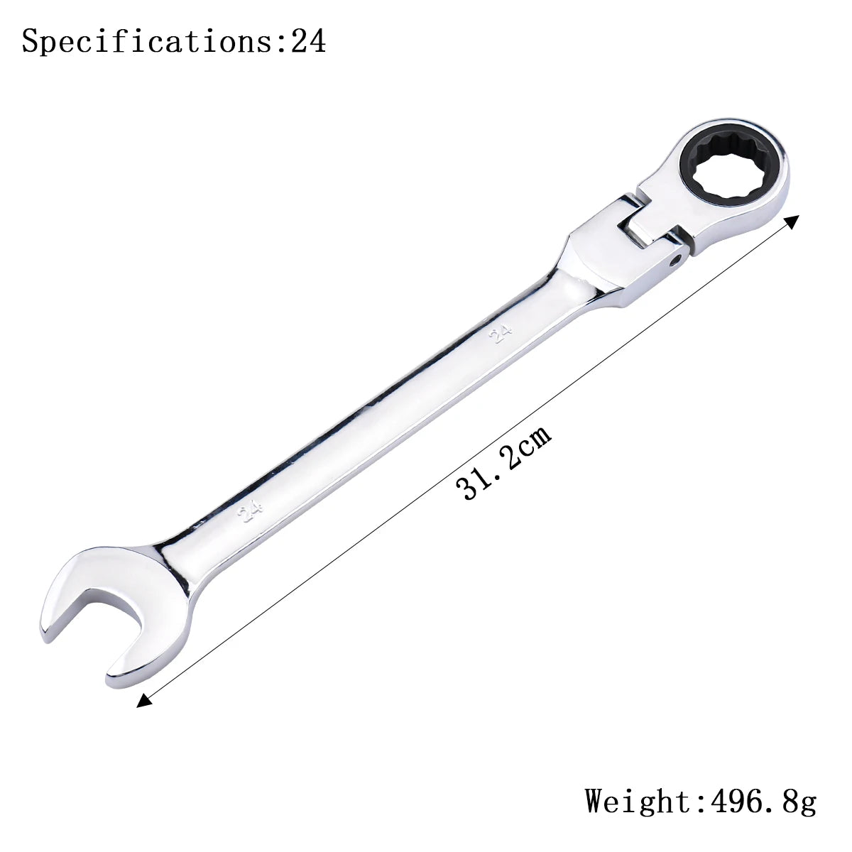 Ratchet Wrench of Keys Spanner Set: