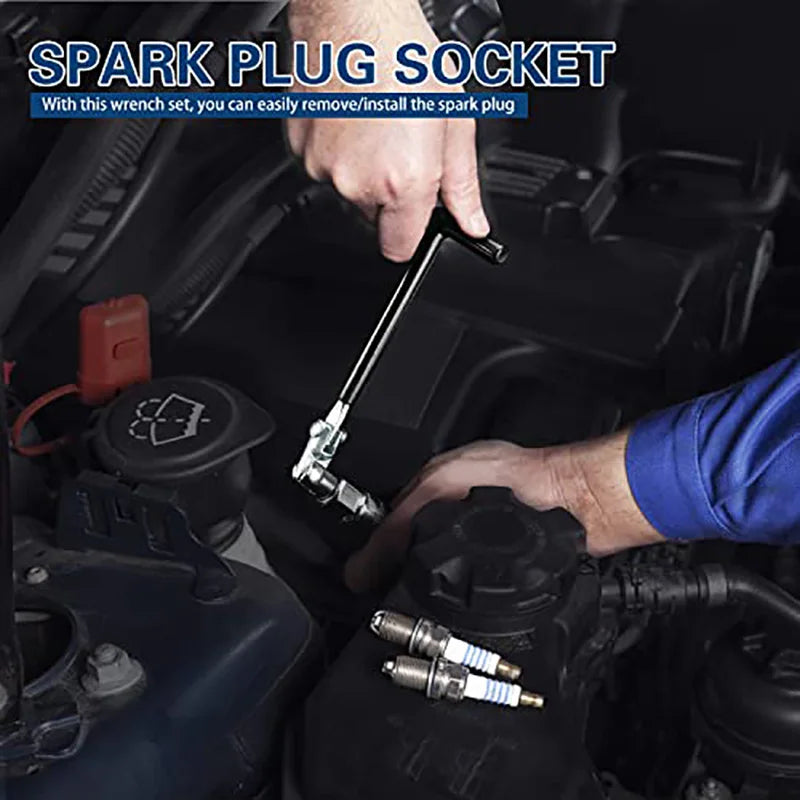 4-piece spark plug wrench set,