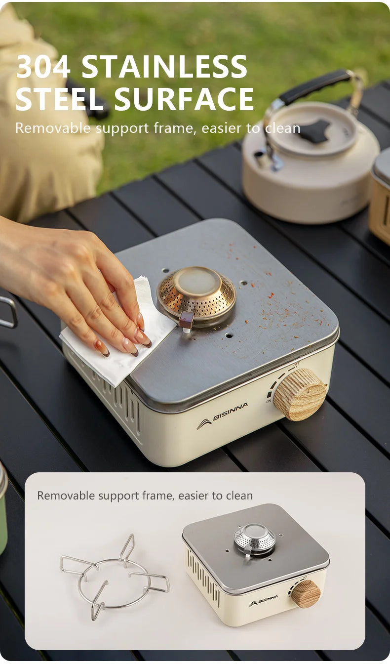 style gas burner designed for outdoor