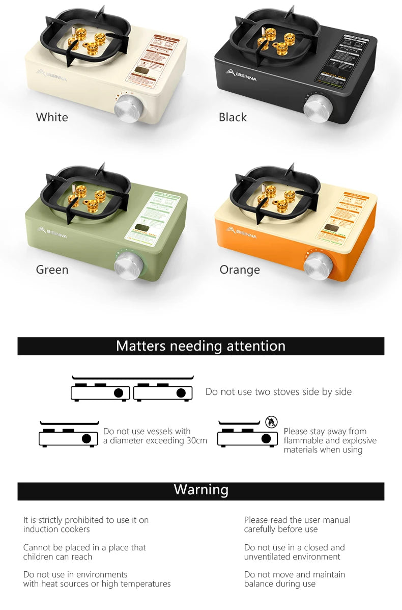 high-firepower cassette burner ideal for outdoor