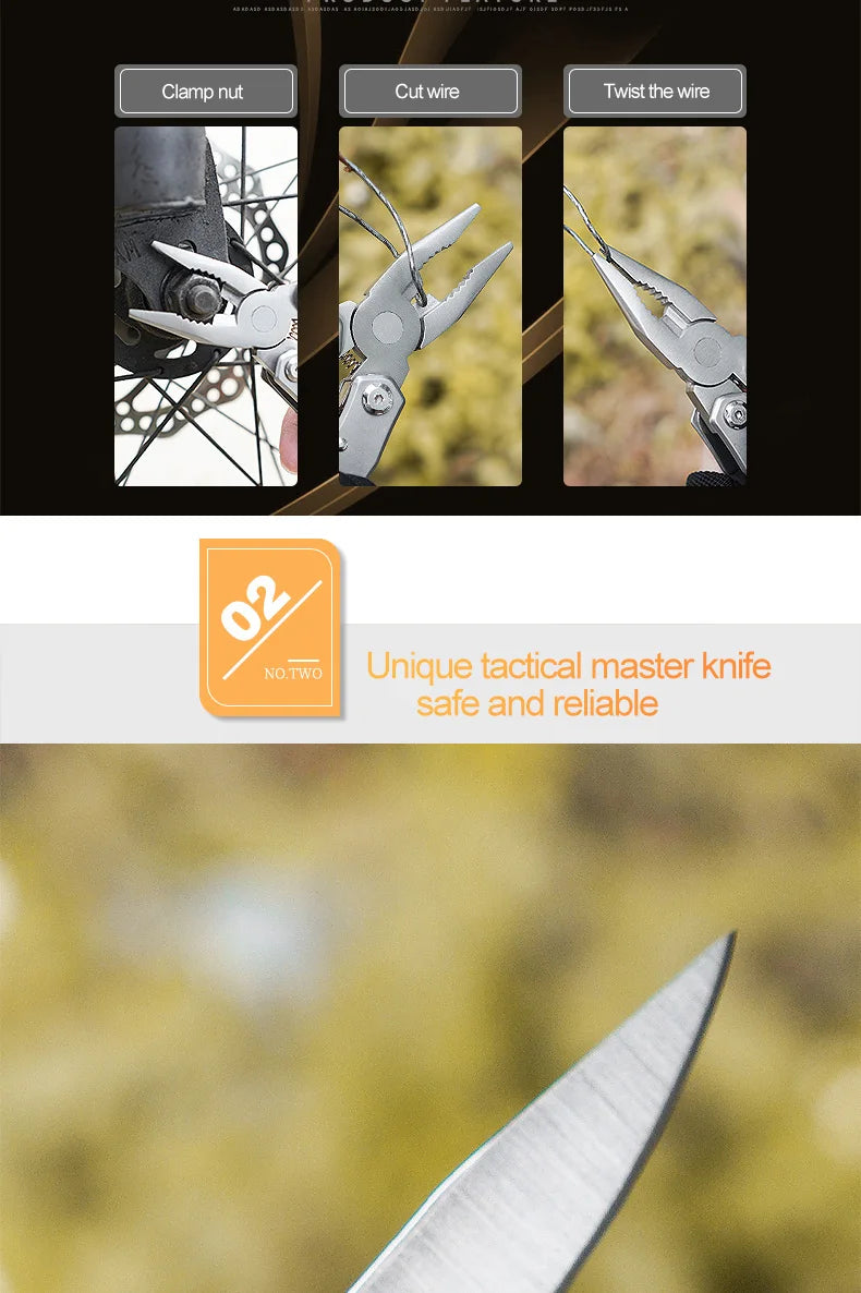 compact multi-tool designed for outdoor use