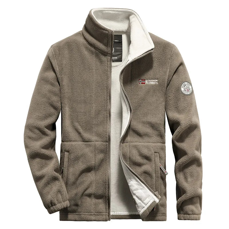 men's winter polar fleece jackets