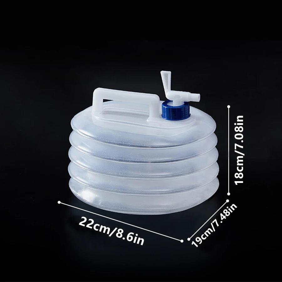 Portable 5L/10L/15L Outdoor Foldable Water Carrier Container