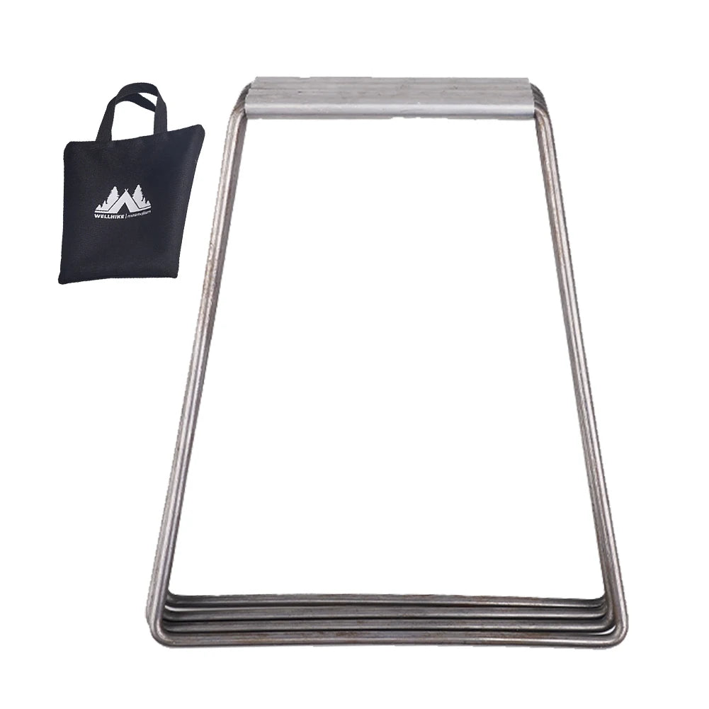 1 or 2-piece set of folding cooler box stands made of aluminum alloy,