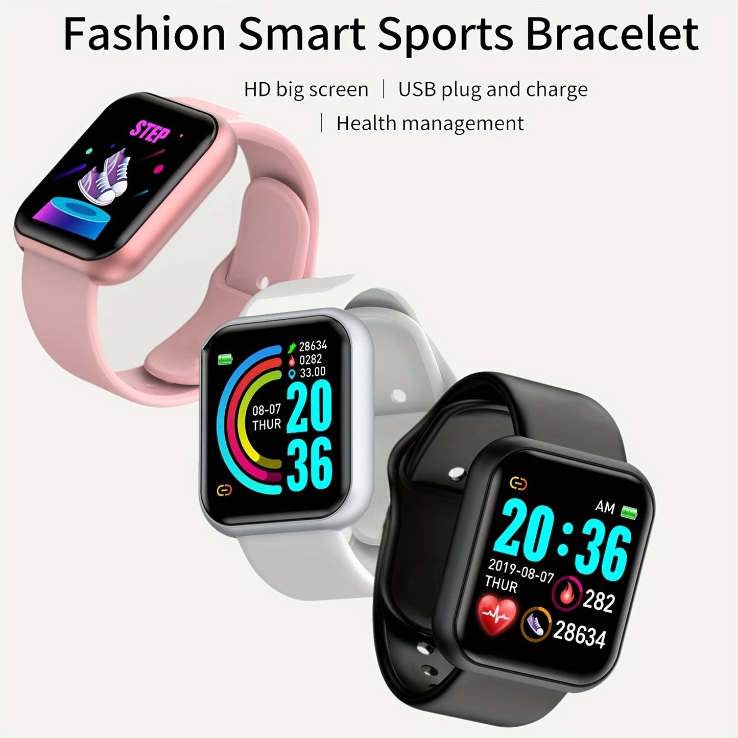 Smart Watch for Men & Women – Fitness Smart Band:
