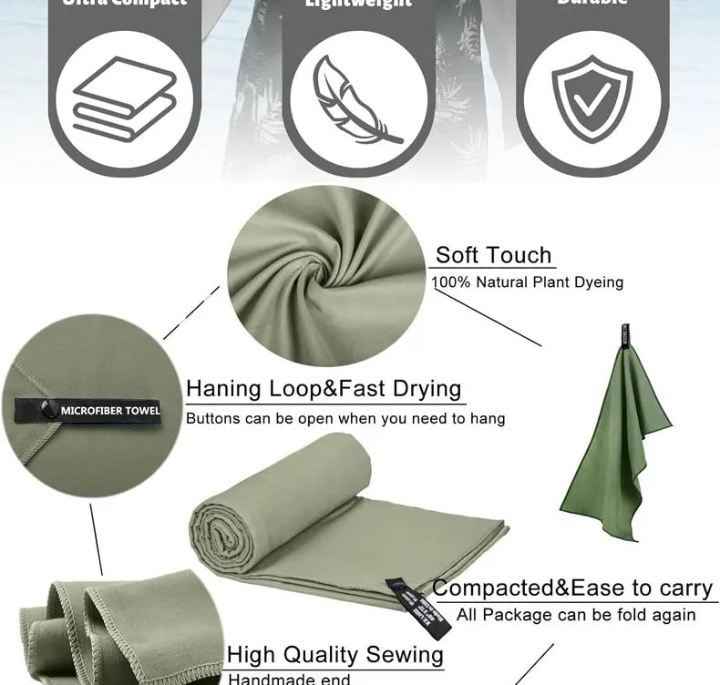 Quick-Drying Microfiber Towel