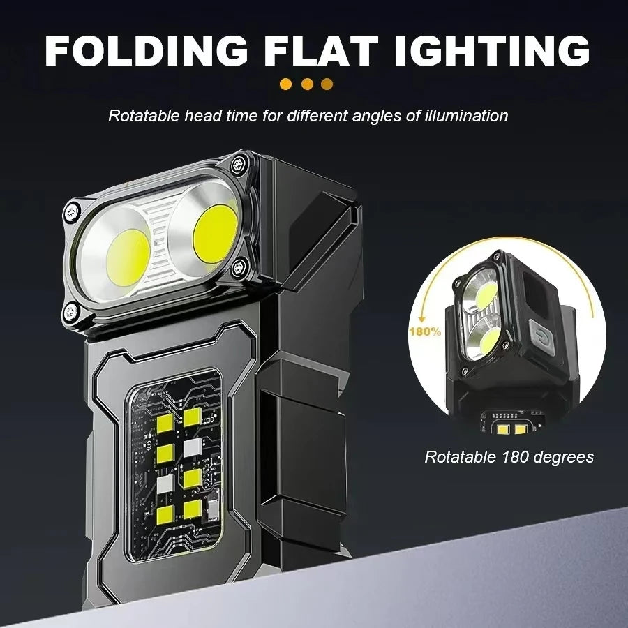"2024 New Multifunctional COB Flashlight