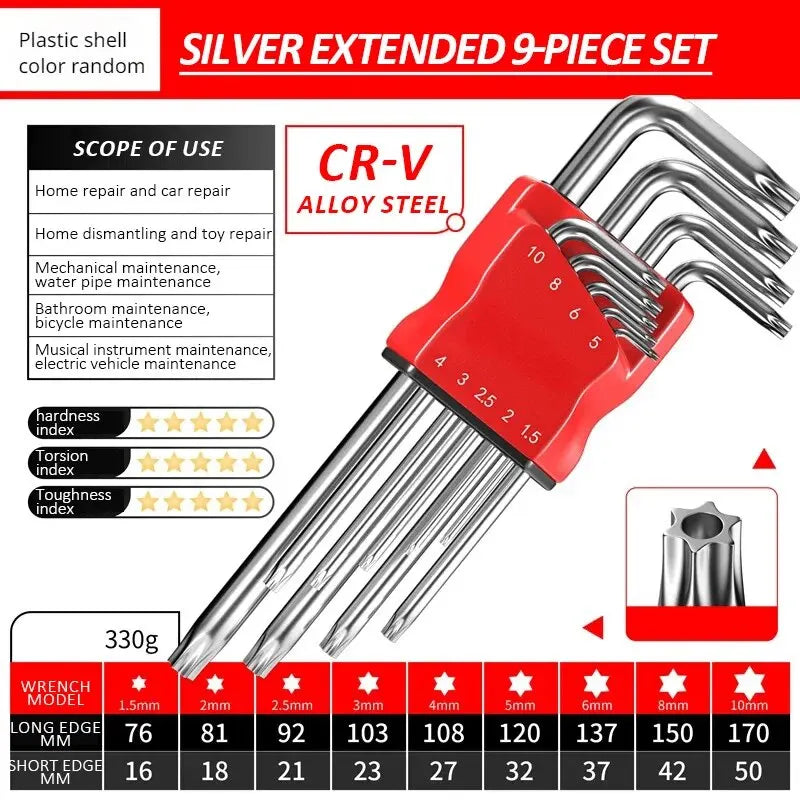 High-Strength Hex Wrench Set (Kimihide Spanner):