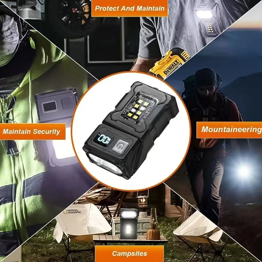 "2024 New Multifunctional COB Flashlight