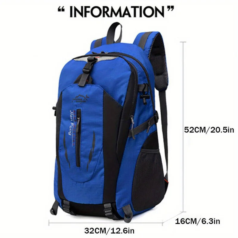 Men's Outdoor Hiking Backpack – Large Capacity, Lightweight, Waterproof