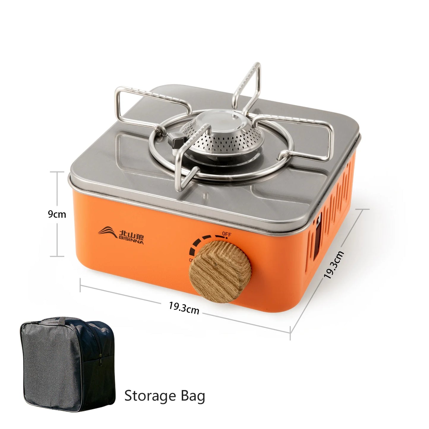 style gas burner designed for outdoor