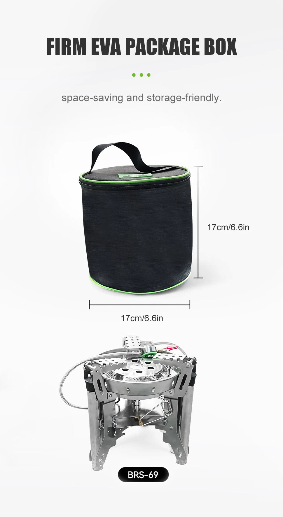 Foldable Gas Burner Camping Picnic Windproof Stove