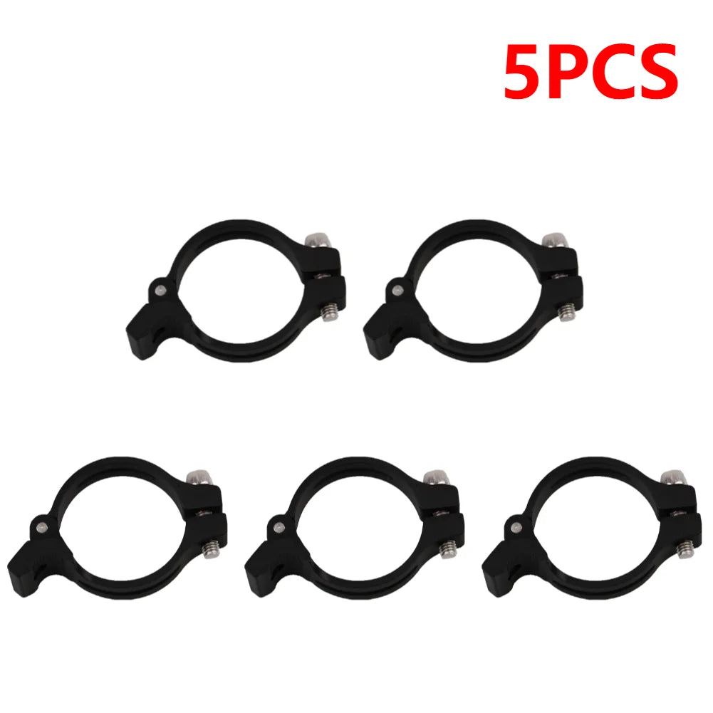 Bicycle Front Derailleur Snap Ring Gear Front Derailleur Clamp 34.9mm Adjustable Front Derailleur Adapter Clip Bike Accessories