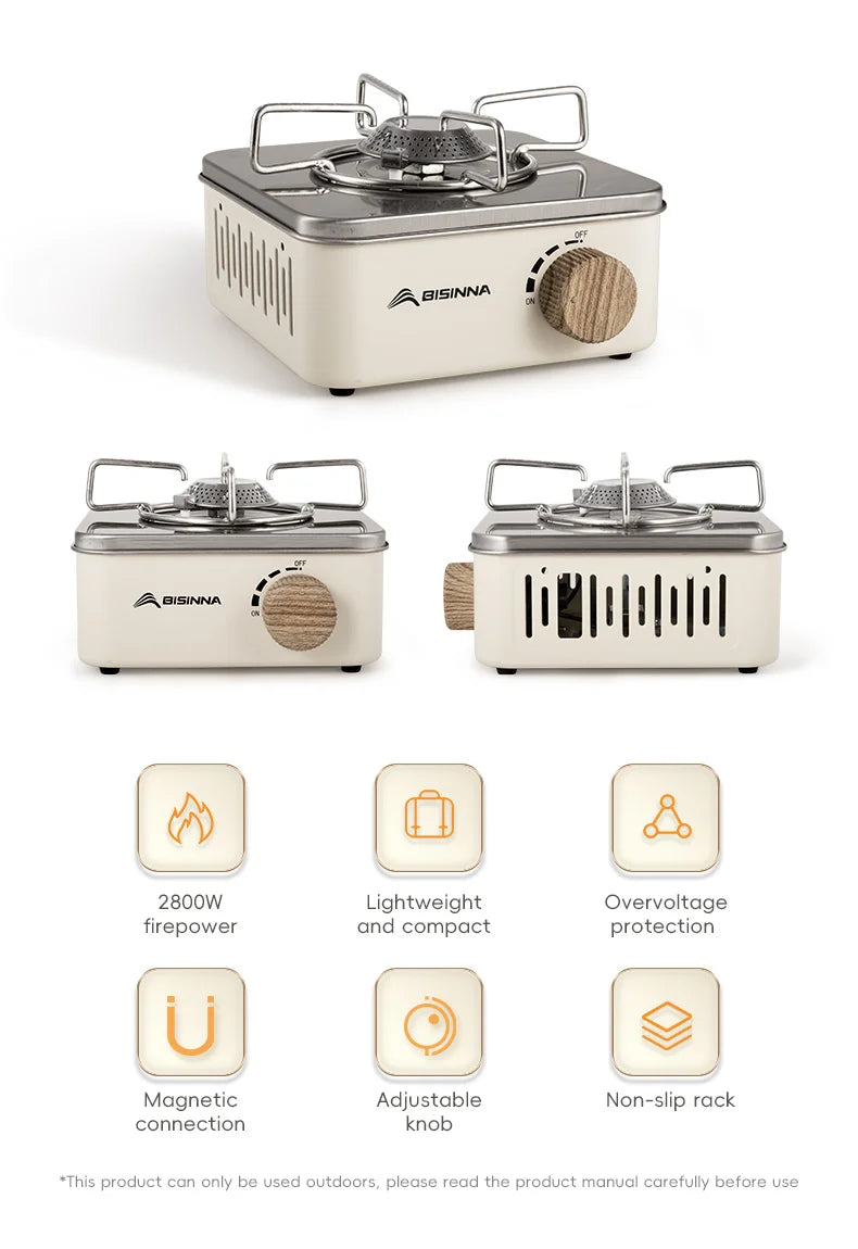 style gas burner designed for outdoor