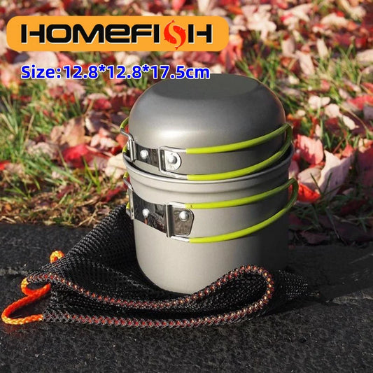 DS-101 Ultralight Camping Pot Cookware Set