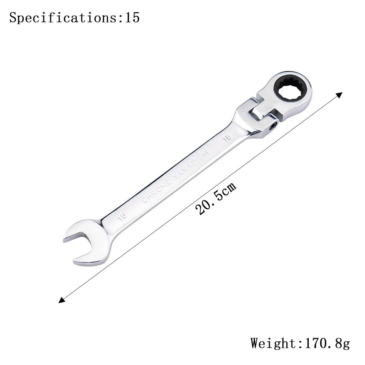 Ratchet Wrench of Keys Spanner Set: